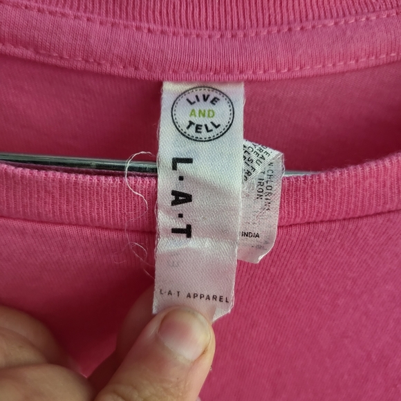 Bright pink Crunk Witch crying dog band tee - Picture 5 of 5